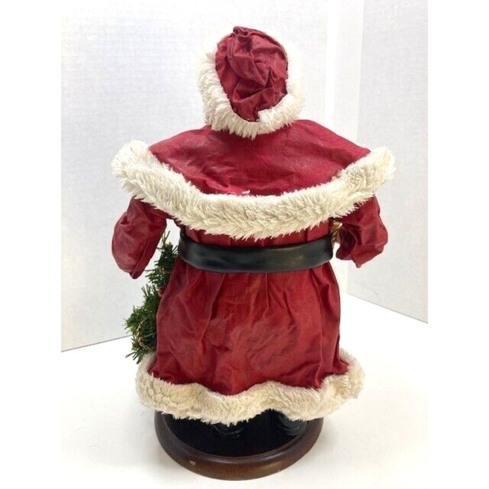 Vintage Fabric Mache Santa Caraouel Horse Gifts Collectible Figure 12 in - Picture 3 of 10